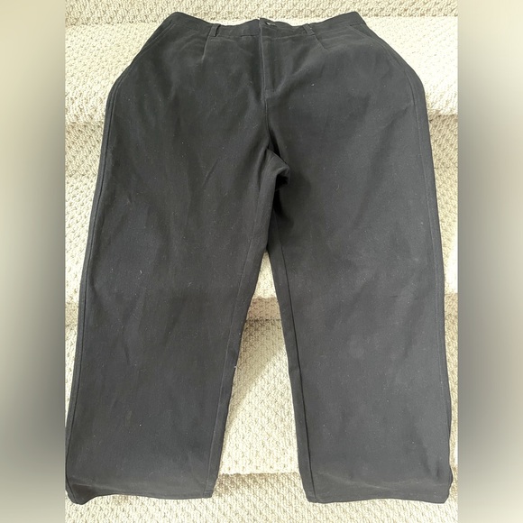 6397 Wide Leg Black Pants - Picture 2 of 7